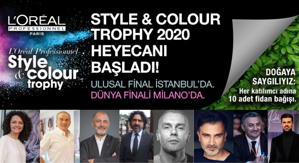 L’Oréal Professionnel Style&Colour Trophy Jürisi Belli Oldu!