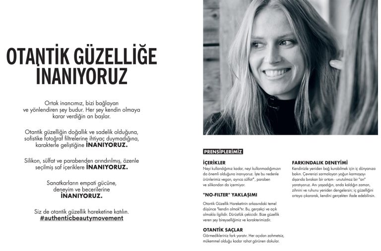 Bütünlüğü Olan Ürünler: Authentic Beauty Concept