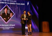 Nazlı Koruyan Altıpat “Yılın Lideri” ödülüne layık görüldü. Nazlı Koruyan Altıpat