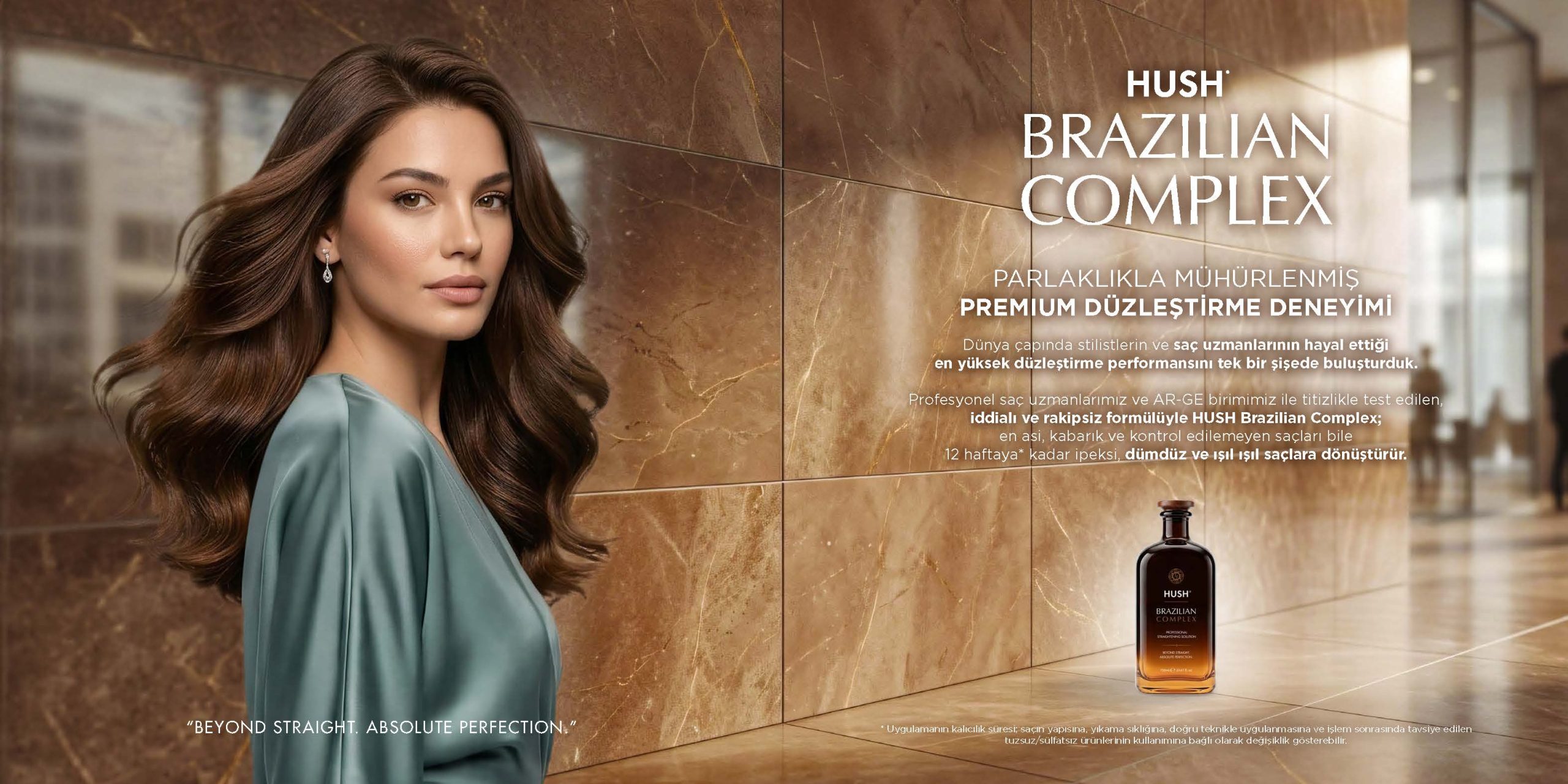 HUSH Brazilian Complex ile Pürüzsüz ve Parlak Saçlar hush brazlian complex